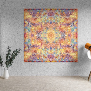 Szakrális Csakra mandala textil / falidekoráció / terítő / pamuttextil / jógaszobába / meditációhoz / függöny - otthon & életmód - dekoráció - Meska.hu