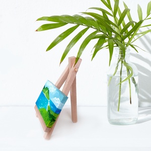 Dominika sziget mini festmény / 8 x 5 cm  - művészet - festmény - festmény vegyes technika - Meska.hu