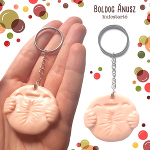 BOLDOG ZÁRÓIZOM - ÁNUSZ - hűtőmágnes dísz kulcstartó kabala / segglyuk / szervek - otthon & életmód - konyhafelszerelés, tálalás - konyhai dekoráció - hűtőmágnes - Meska.hu
