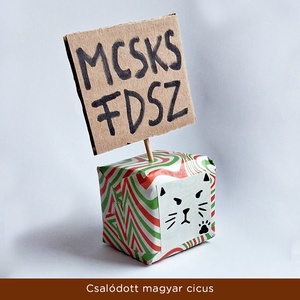 Macskás Fadísz - otthon & életmód - dekoráció - dísztárgy - Meska.hu