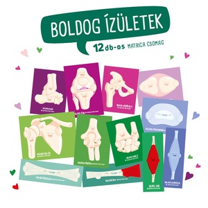 Boldog Ízületek - matrica / kar láb váll csípő izom boka térd kéz csukló // jóga, sport, mozgás / szervek - Meska.hu