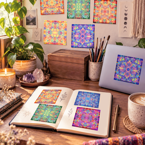 Csakra Mandala matrica csomag - otthon & életmód - dekoráció - spiritualitás - mandala - Meska.hu