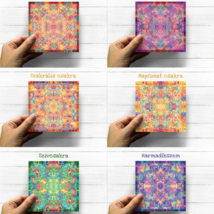 Csakra Mandala matrica csomag - otthon & életmód - dekoráció - spiritualitás - mandala - Meska.hu