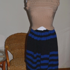 Kötött top - ruha & divat - női ruha - top - Meska.hu