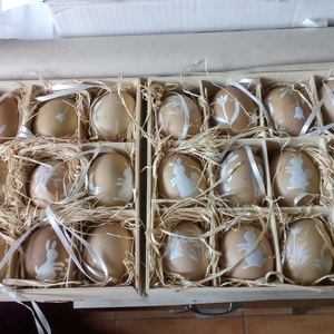 Húsvéti festett tyúktojás - otthon & életmód - dekoráció - dísztárgy - Meska.hu