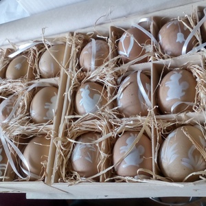 Húsvéti festett tyúktojás - otthon & életmód - dekoráció - dísztárgy - Meska.hu