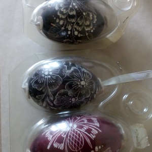 Húsvéti festett liba tojás - otthon & életmód - dekoráció - dísztárgy - Meska.hu