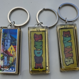 Kulcstartó Tokaj felirattal, névvel  - táska & tok - kulcstartó & táskadísz - kulcstartó - Meska.hu