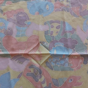 Selyemfestéssel készült kendő - művészet - más művészeti ág - Meska.hu