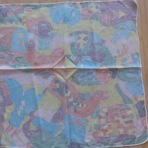 Selyemfestéssel készült kendő - művészet - más művészeti ág - Meska.hu