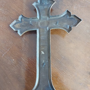 Antik fém feszület - otthon & életmód - dekoráció - dísztárgy - Meska.hu