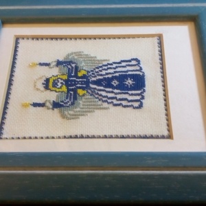 Keresztszemes kép - művészet - textilkép - gobelin - Meska.hu