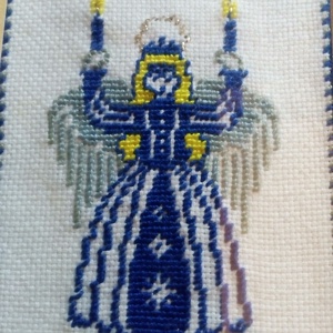 Keresztszemes kép - művészet - textilkép - gobelin - Meska.hu