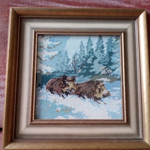 Gobelin kép - művészet - textilkép - gobelin - Meska.hu