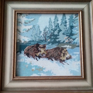 Gobelin kép, Művészet, Textilkép, Gobelin, , MESKA