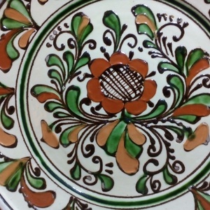 Korondi színes falitányér - otthon & életmód - dekoráció - dísztárgy - Meska.hu