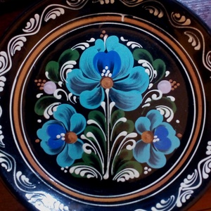 Sárospataki kerámia falitál - Meska.hu