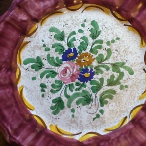 Kerámia falitányér - otthon & életmód - dekoráció - dísztárgy - Meska.hu