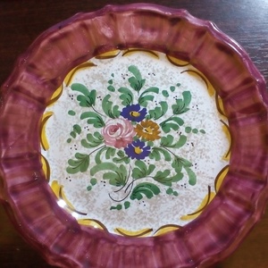 Kerámia falitányér - Meska.hu