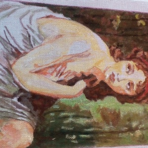 Tűgobelin alap - művészet - textilkép - gobelin - Meska.hu