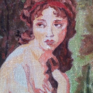 Tűgobelin alap, Művészet, Textilkép, Gobelin, Festészet, MESKA