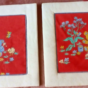 Textil képek, Mackók , Otthon & Életmód, Dekoráció, Kép & Falikép, Mozaik kép, Foltberakás, MESKA