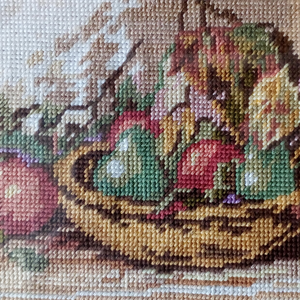 Keretezett falikép gobelin hímzéssel  - művészet - textilkép - gobelin - Meska.hu