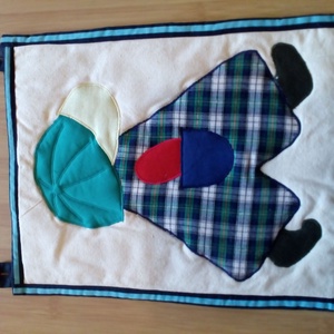 Patchwork textil falikép - otthon & életmód - dekoráció - kép & falikép - vászonkép - Meska.hu