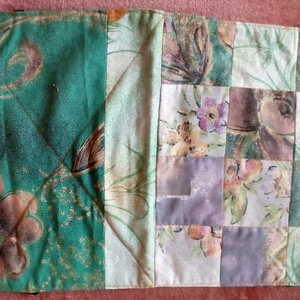 Patchwork textil könyvborító, tablettartó - könyv & zene - könyvtok - Meska.hu