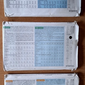 Butterick szabásminta csomagok - diy (csináld magad) - szabásminta, útmutató - varrás minták - Meska.hu