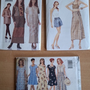 Szabásminta csomagok (Vogue, Butterick), DIY (Csináld magad), Szabásminta, útmutató, Varrás minták, Varrás, MESKA