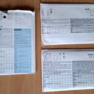 Szabásminta csomagok (Butterick, Vogue) - diy (csináld magad) - szabásminta, útmutató - varrás minták - Meska.hu