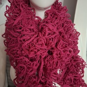 Hosszú horgolt sál - Meska.hu