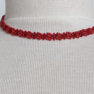 Gyöngyfűzött nyaklánc - ékszer - nyaklánc - gyöngyös nyaklánc - Meska.hu