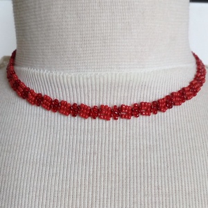 Gyöngyfűzött nyaklánc - ékszer - nyaklánc - gyöngyös nyaklánc - Meska.hu