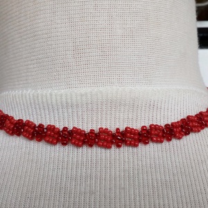 Gyöngyfűzött nyaklánc, Ékszer, Nyaklánc, Gyöngyös nyaklánc, Gyöngyfűzés, gyöngyhímzés, MESKA