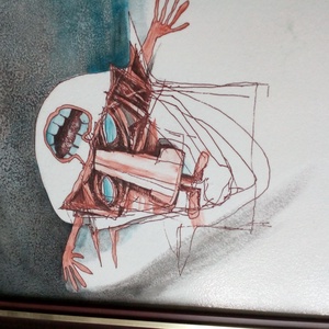 Tűzzománc kép keretben - művészet - festmény - tűzzománc - Meska.hu