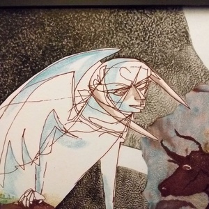 Tűzzománc kép keretben - művészet - festmény - tűzzománc - Meska.hu