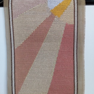 Gobelin kép, absztrakt mintával, Művészet, Textilkép, Gobelin, Hímzés, MESKA