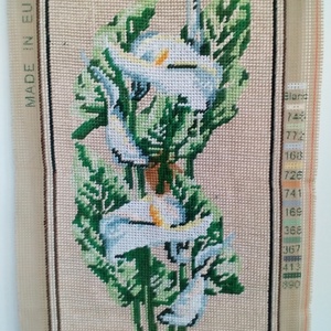 Kivarrott gobelin kép, keret nélkül, Művészet, Textilkép, Gobelin, Hímzés, MESKA