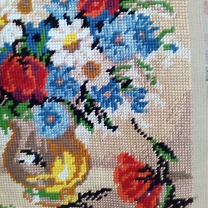 Kivarrott gobelin kép, keret nélkül - művészet - textilkép - gobelin - Meska.hu