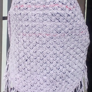 Horgolt csipkés kendő, Ruha & Divat, Sál, Sapka, Kendő, Stóla, Horgolás, Varrás, MESKA