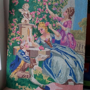 Gobelin kép keretezetlen, Művészet, Textilkép, Gobelin, Hímzés, MESKA