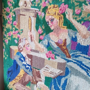 Gobelin kép keretezetlen - művészet - textilkép - gobelin - Meska.hu