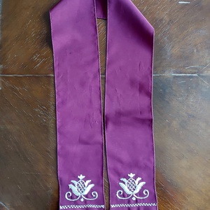   Dísz szalag úrihímzéssel - otthon & életmód - lakástextil - abrosz, terítő - asztalfutó - Meska.hu