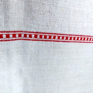 Szövött  nyersvászon törölköző névvel - otthon & életmód - fürdőszoba - törölköző - Meska.hu