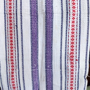 Szövött   színes dísztörölköző  - Meska.hu