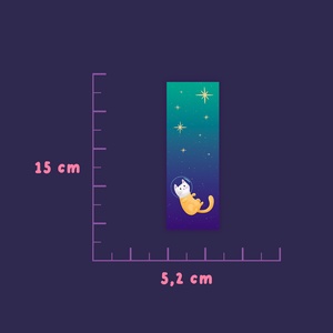 Űrhajós cicás könyvjelző - könyv & zene - könyvjelző - Meska.hu