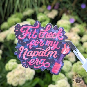 K-pop Démonvadászok matrica - Fit Check For My Napalm Era dalszöveg - Meska.hu