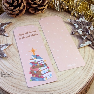 Karácsonyi könyv-fa könyvjelző - Ünnepi ajándék könyvmolyoknak - könyv & zene - könyvjelző - Meska.hu